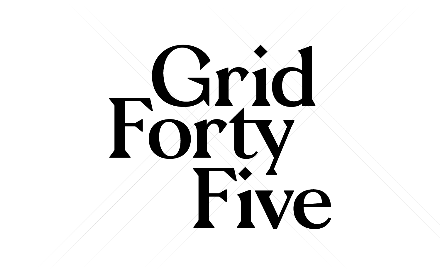Grid Forty Five Cardiff Architecture Graphic Design Branding Brand London Print Magazine Logo Identity