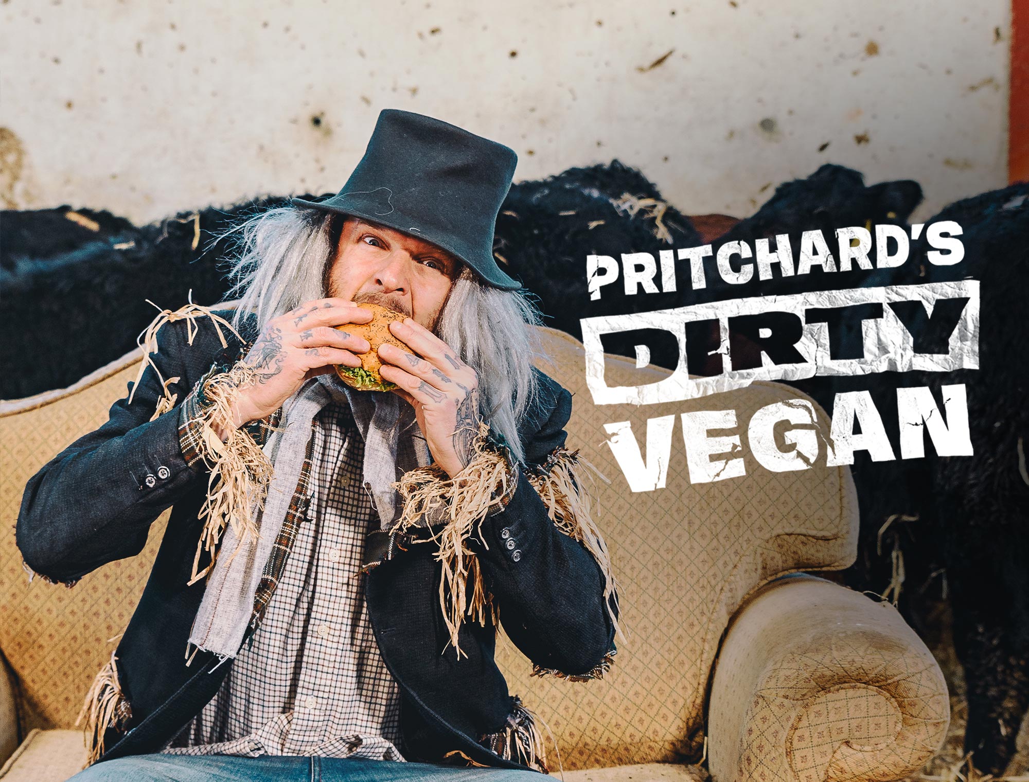 grazing shed cardiff cow art design pritchard vegan dirty sanchez veganuary burger logo