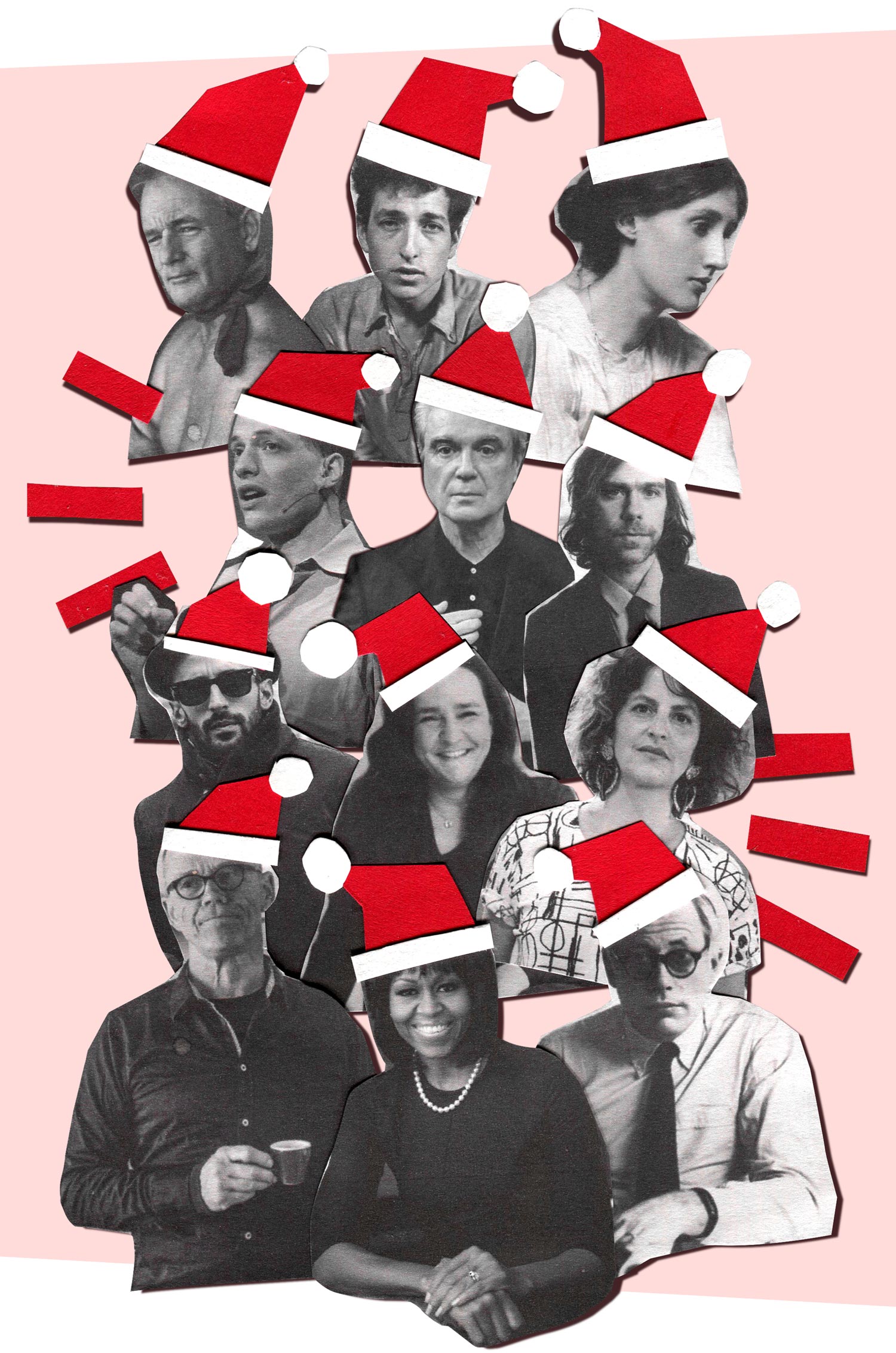 Bill Murray Bob Dylan Virginia Woolf Alain de Botton School of Life David Byrne Aaron Dessner JR Tina Roth Eisenberg Camille Walala Erik Spiekermann Michelle Obama Dieter Rams Christmas Graphic Design Branding Brand