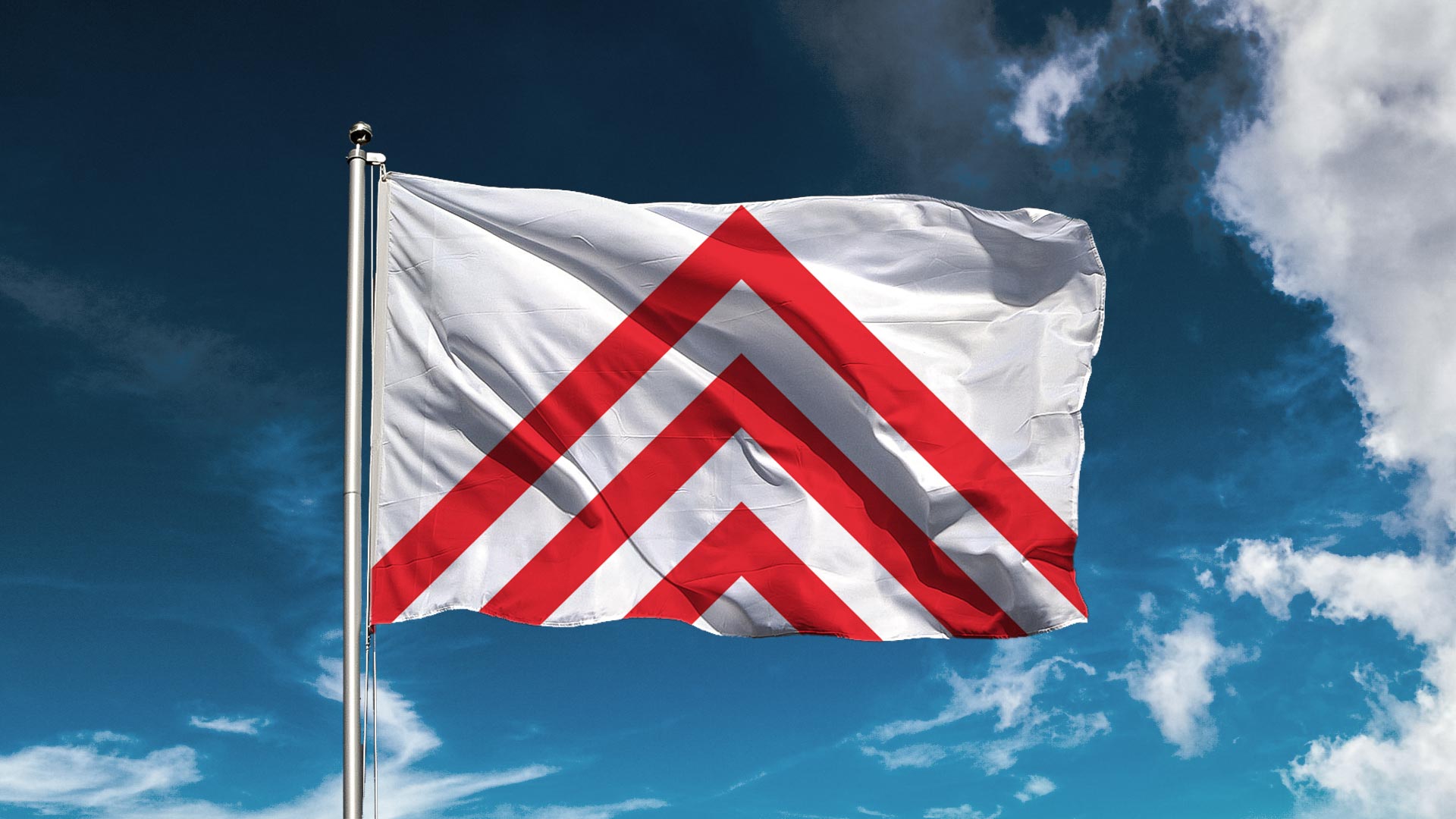 cardiff flag design wales chevron caerdydd 