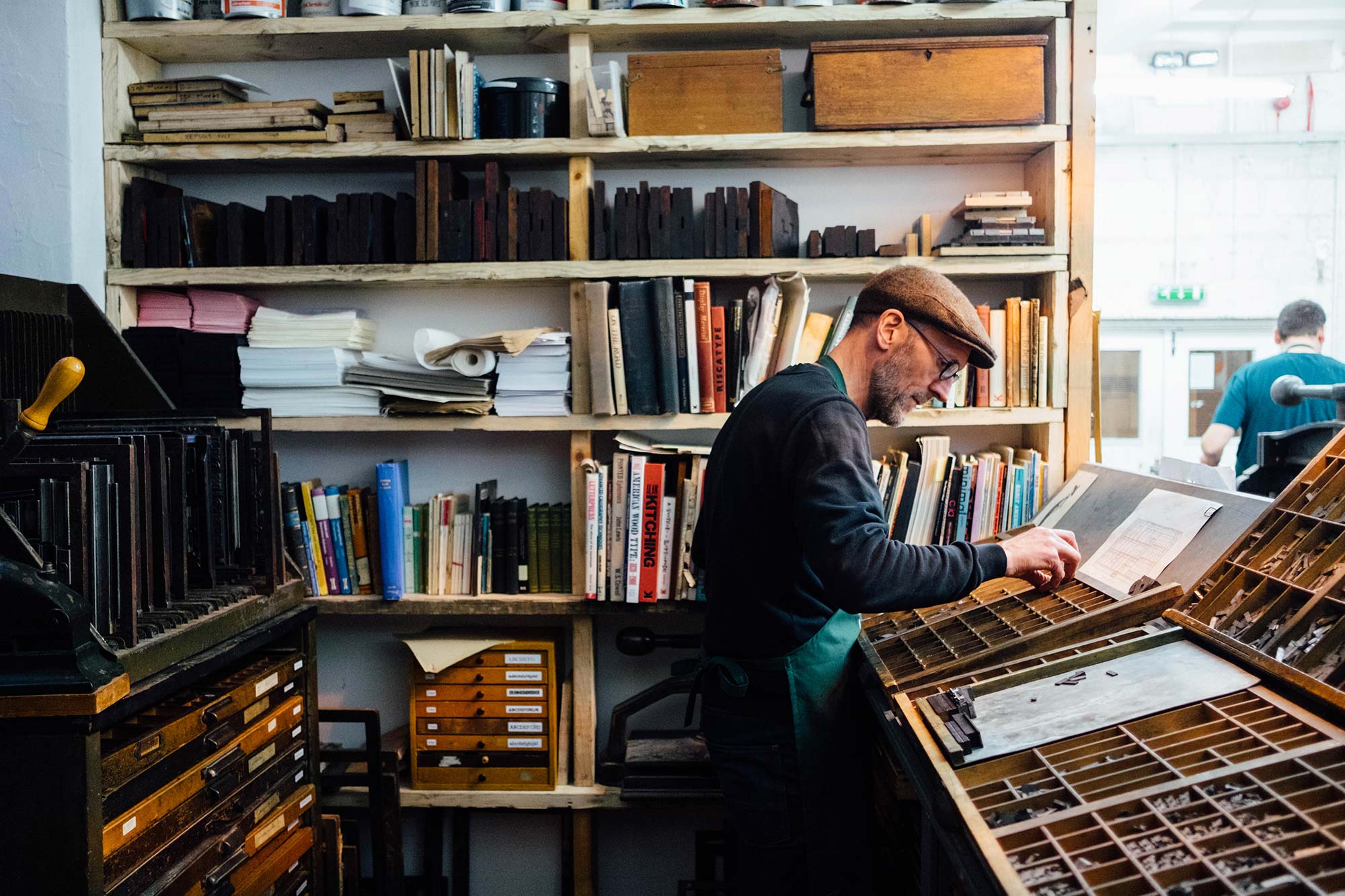 Nick Hand Letterpress Collective Portrait Photography 